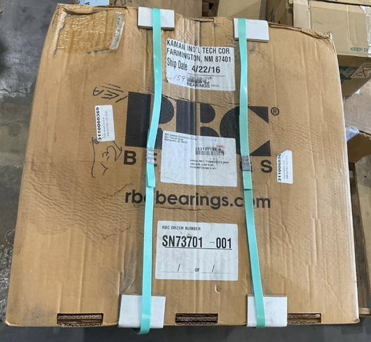 RBC BEARINGS TP757 CYLINDRICAL ROLLER THRUST BEARING 12” ID 18” OD 3.75" H