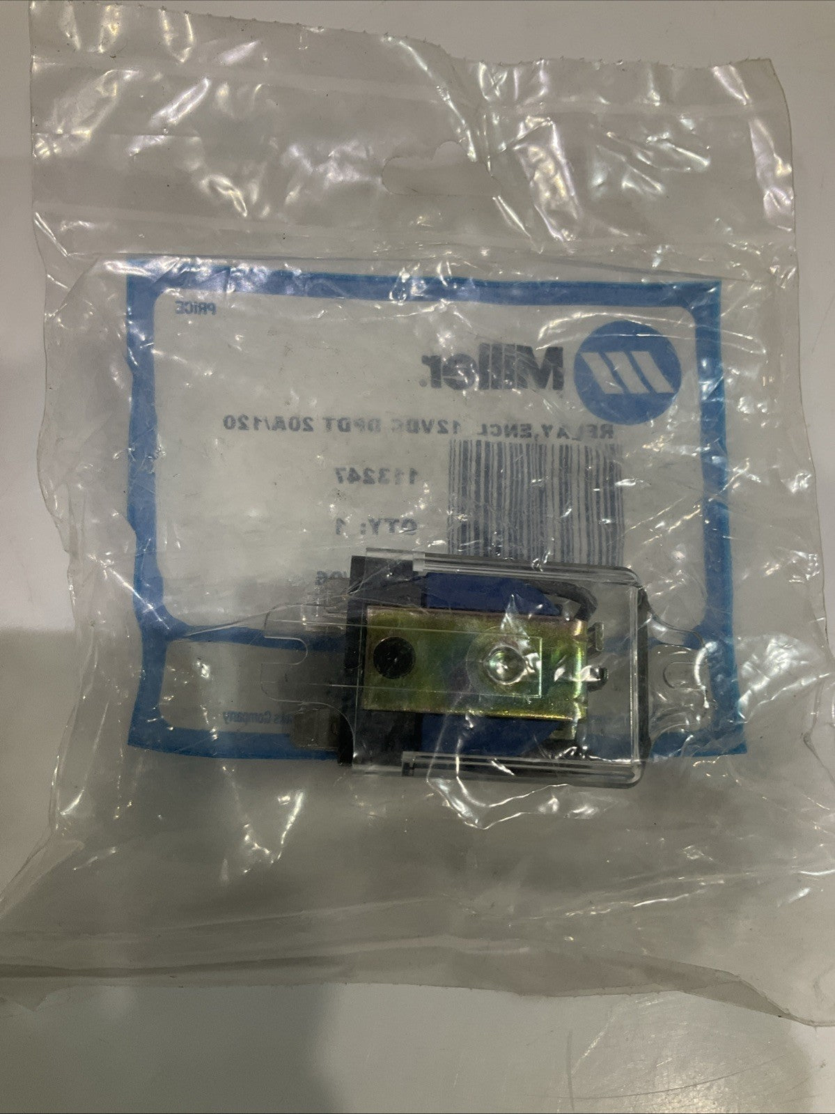 MILLER  113247  POWER  RELAY  ENCL  12VDC DPDT 20A/120 8PIN FLANGE  Y2M