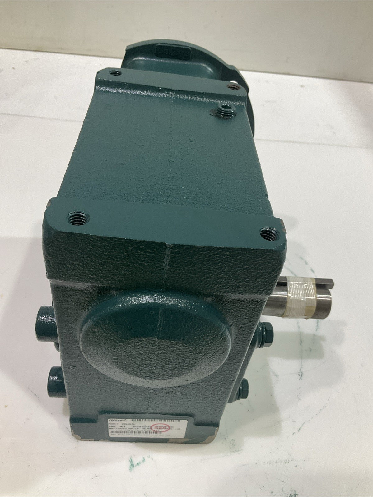 DODGE-BALDOR 26Q40L14 RIGHT ANGLE GEAR SPEED REDUCER QUILL INPUT SERIAL BT174671