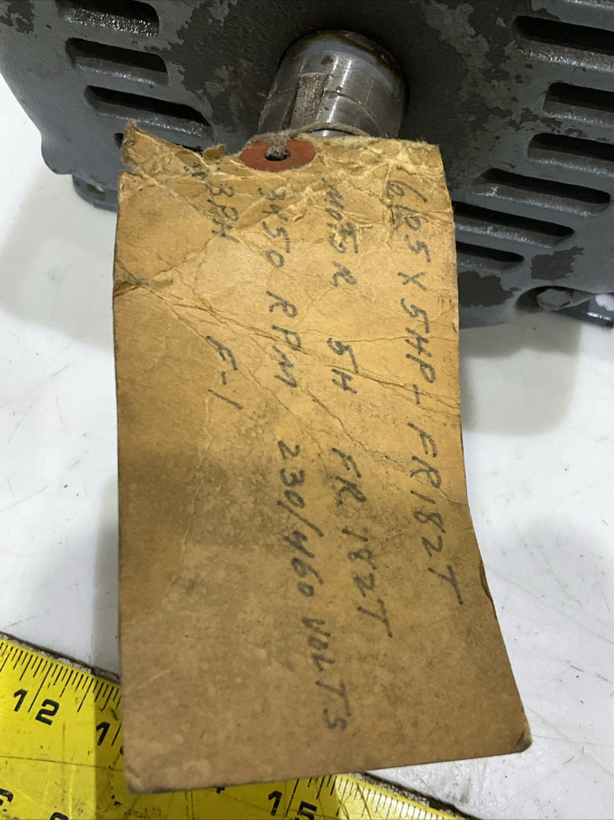 BALDOR 36B01-106 3212T INDUSTRIAL MOTOR 5 HP 230/460 V 3450 RPM 3 PH 12/6 AMP
