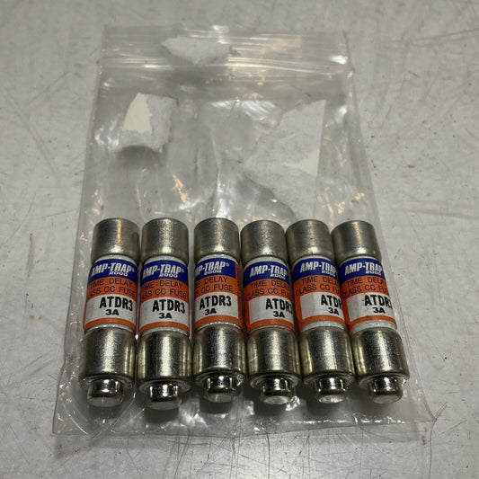 FERRAZ-SHAWMUT  ATDR3  AMP-TRAP TIME DELAY LOT OF 6 U3S