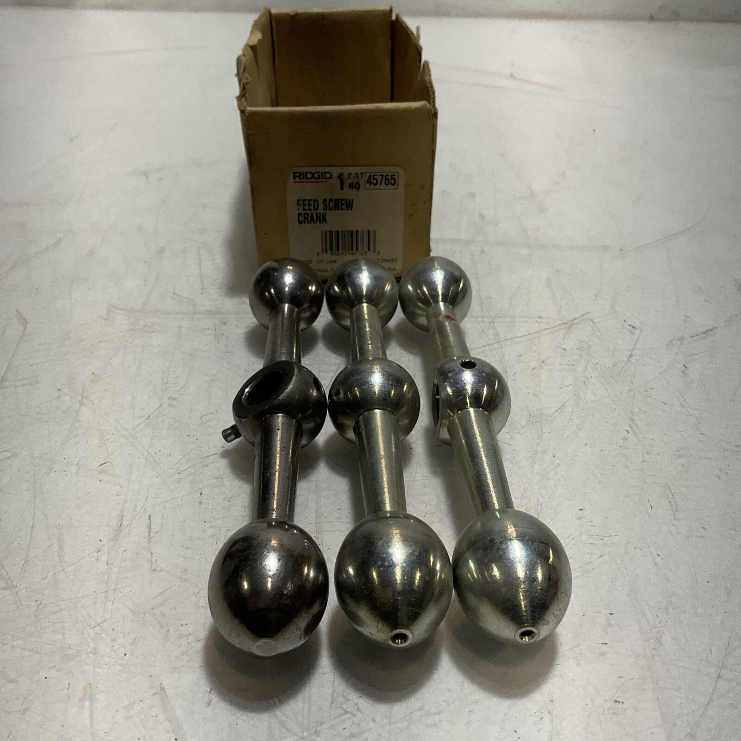 RIDGID 45765  FEED SWCREW CRANK  820 LOT OF  3 U3S