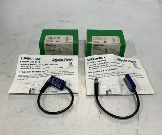 SCHNEIDER  ELECTRIC SM350A-216-00FP  ULTRASONIC PROXIMITY SENSOR  QTY  2  U3S