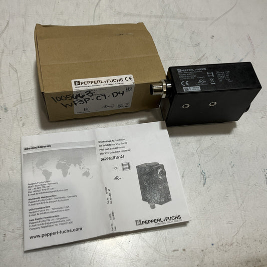 PEPPERL+FUCH  418074 PRINT MARK  CONTRAST  SENSOR  DK20-9.5/110/124  U3S
