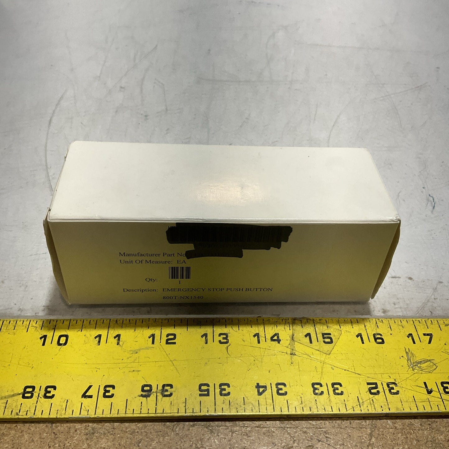 A-B ALLEN-BRADLEY 800T-NX1540 ILLUMINATED EMERGENCY PUSH STOP BUTTON  U3S