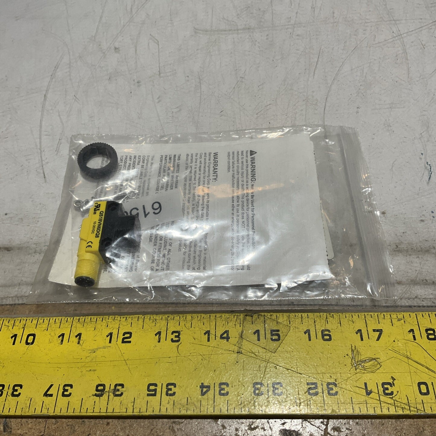 BANNER QS18VN6DQ8  - 66459 PHOTOELECTRIC SENSOR 10-30VDC U3S