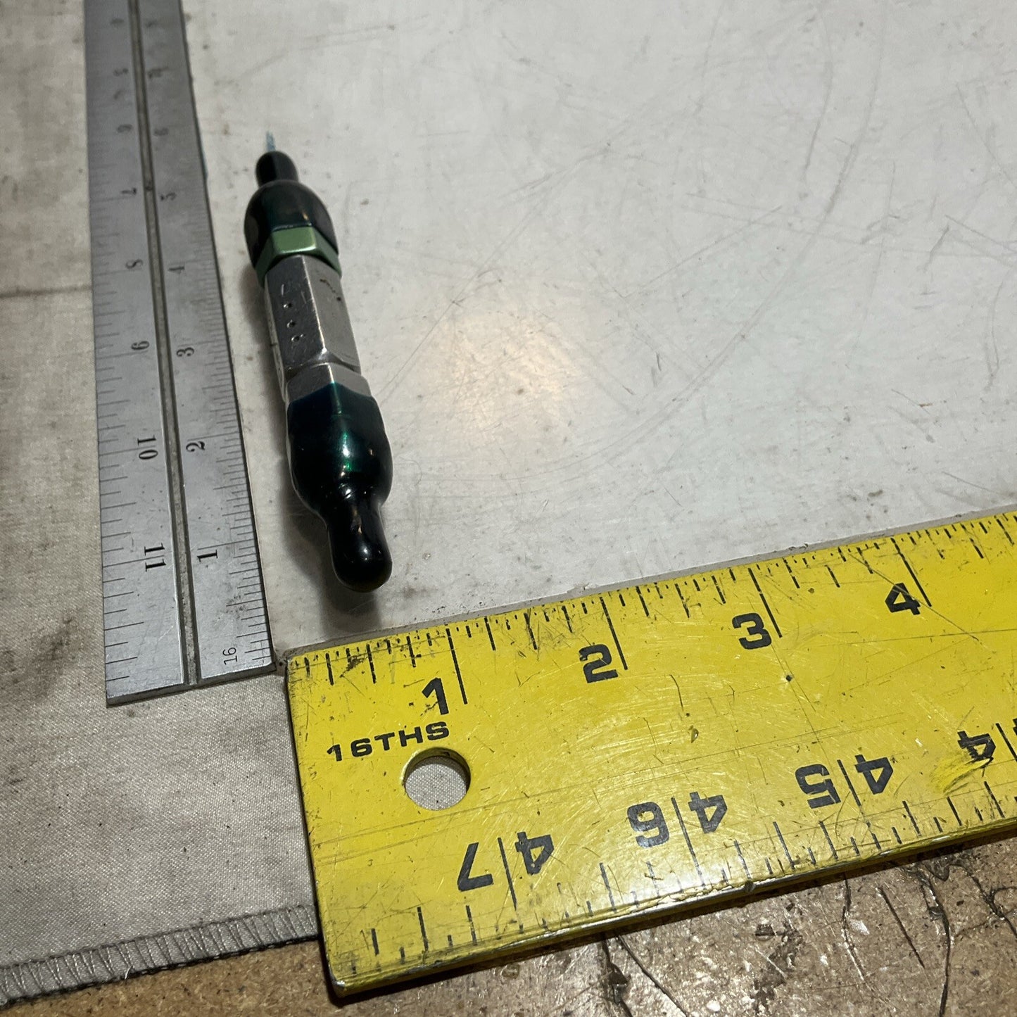 UNBRANDED  1/4-28 UNF-2B THREAD PLUG GAGE GO/NOGO .2268/.2311  333-U3S