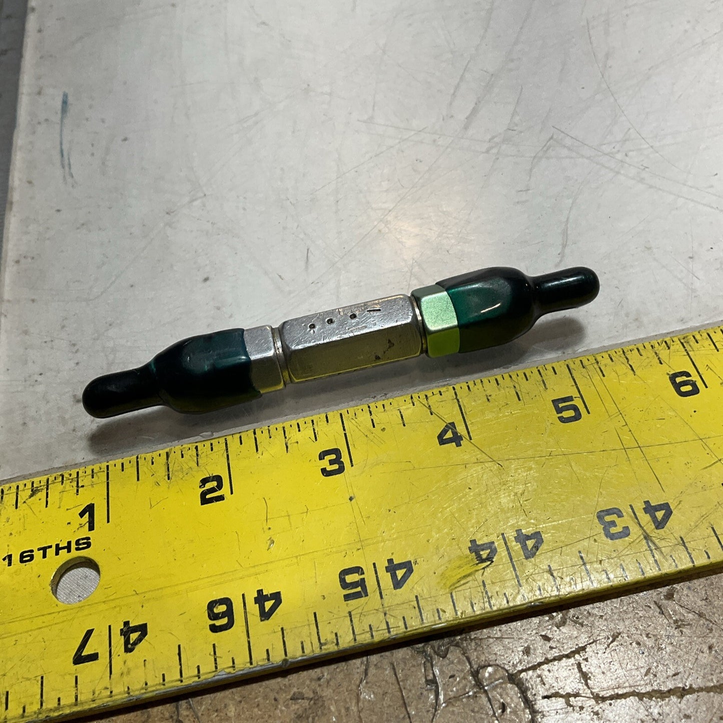 UNBRANDED  1/4-28 UNF-2B THREAD PLUG GAGE GO/NOGO .2268/.2311  333-U3S