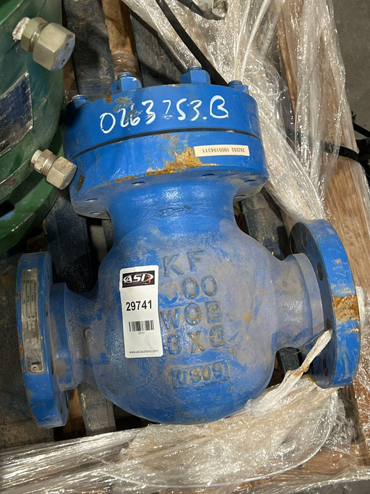 KF IND 3" SWING CHECK VALVE MODEL1024-112211J121; SERIES 50, 300 LBS V2M