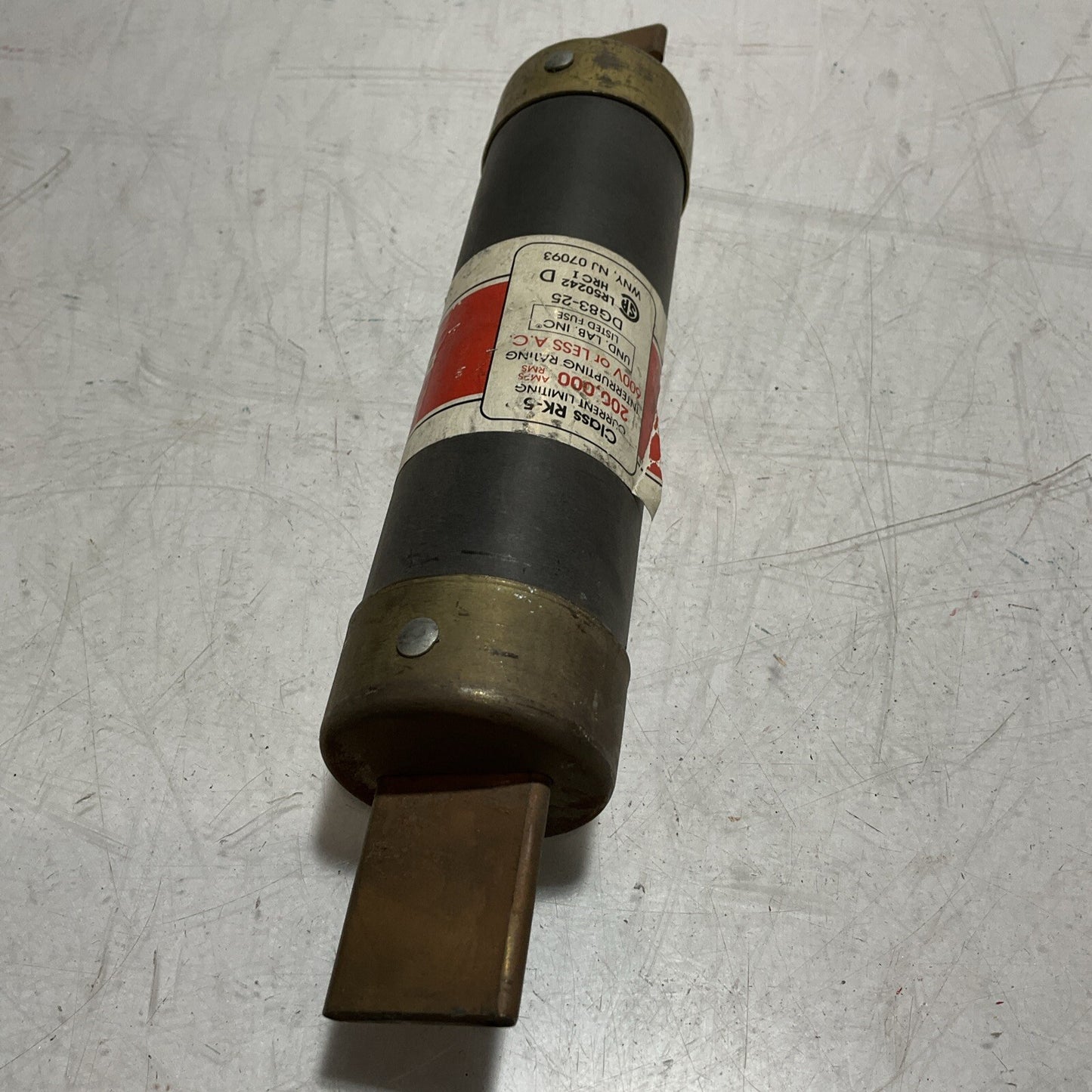 CEFCO  CRS-R-200  DUAL ELEMENT TIME DELAY  FUSE  600V  U3S