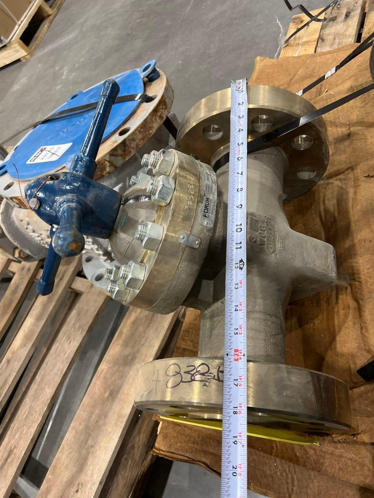 BAKER GROUP / FORUM GATE VALVE MODEL 937338HJ4 1500 LBS 3IN V2M