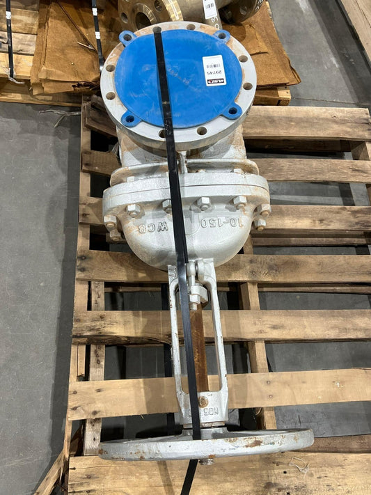 NEWCO NEWMANS 10" GATE VALVE FIG 11F-CB4/2-NC; B16.34 CLASS 150 V2M