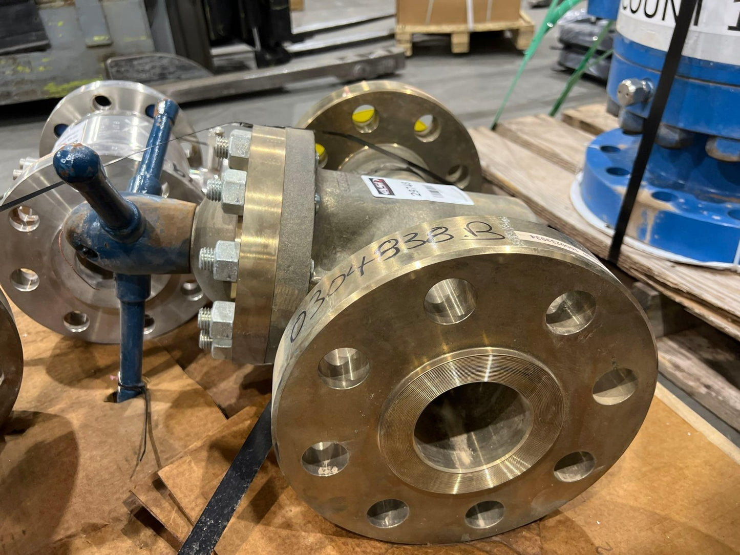 BAKER GROUP / FORUM GATE VALVE MODEL 937338HJ4 1500 LBS 3IN V2M