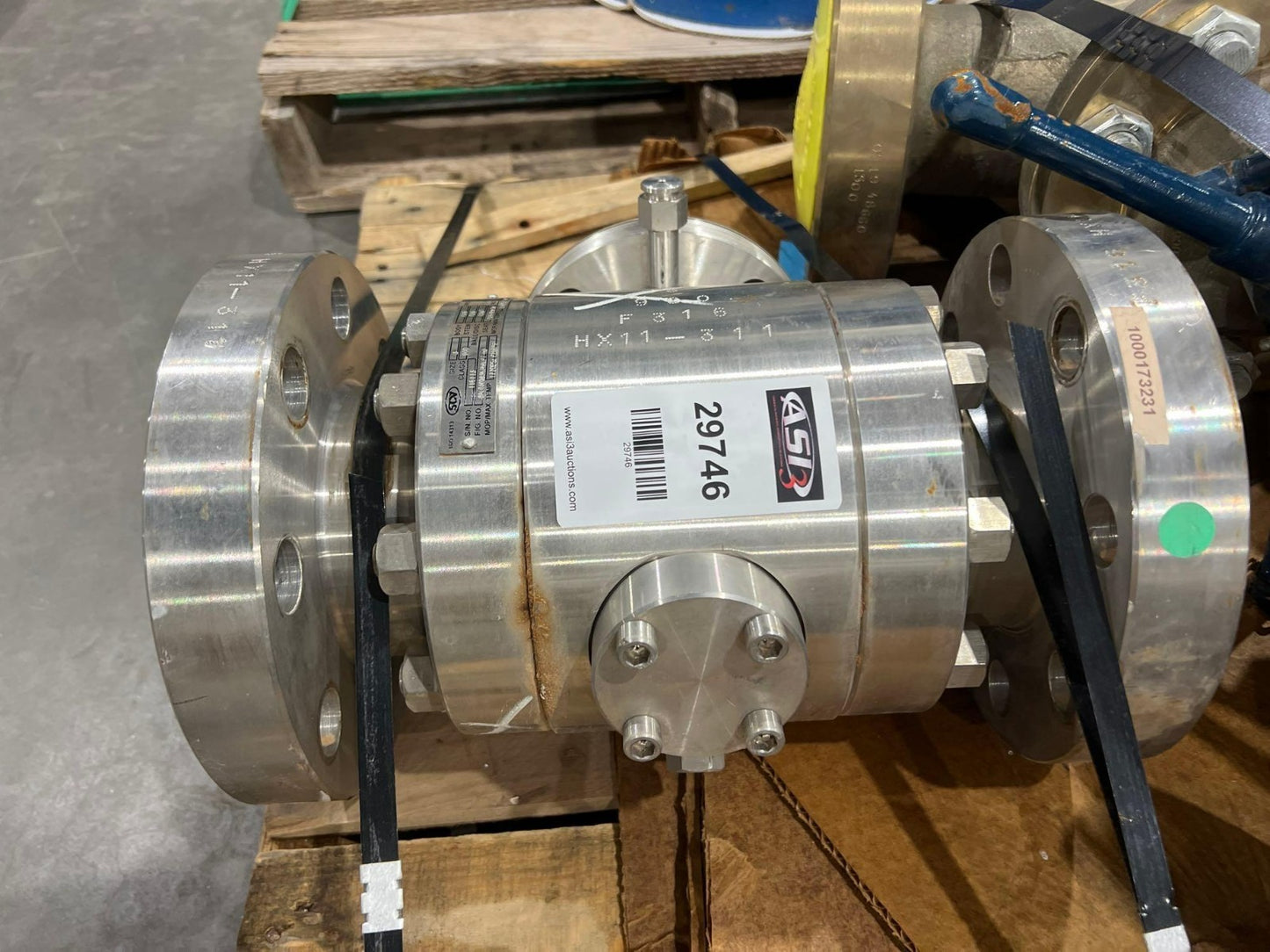 SCV TRUNNION VALVE BAL0509B5636RLPT-HD CLASS 900 SIZE 3" F316 STAINLESS V2M