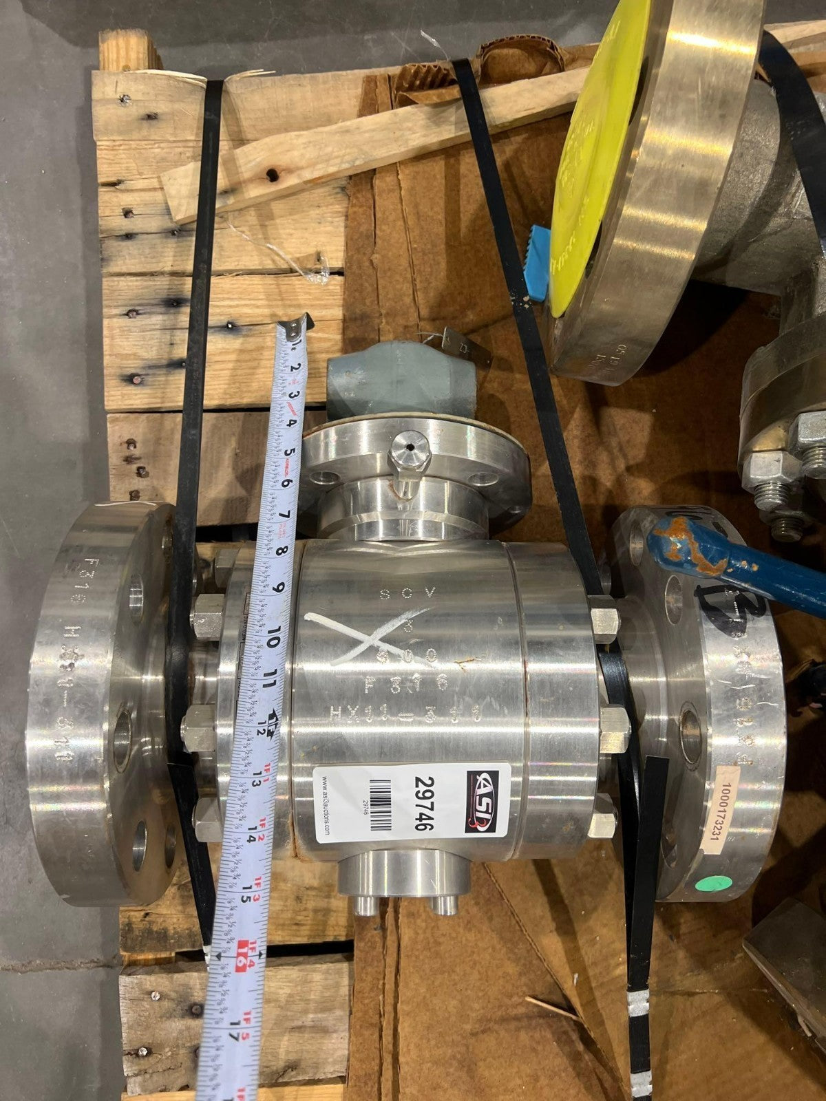 SCV TRUNNION VALVE BAL0509B5636RLPT-HD CLASS 900 SIZE 3" F316 STAINLESS V2M