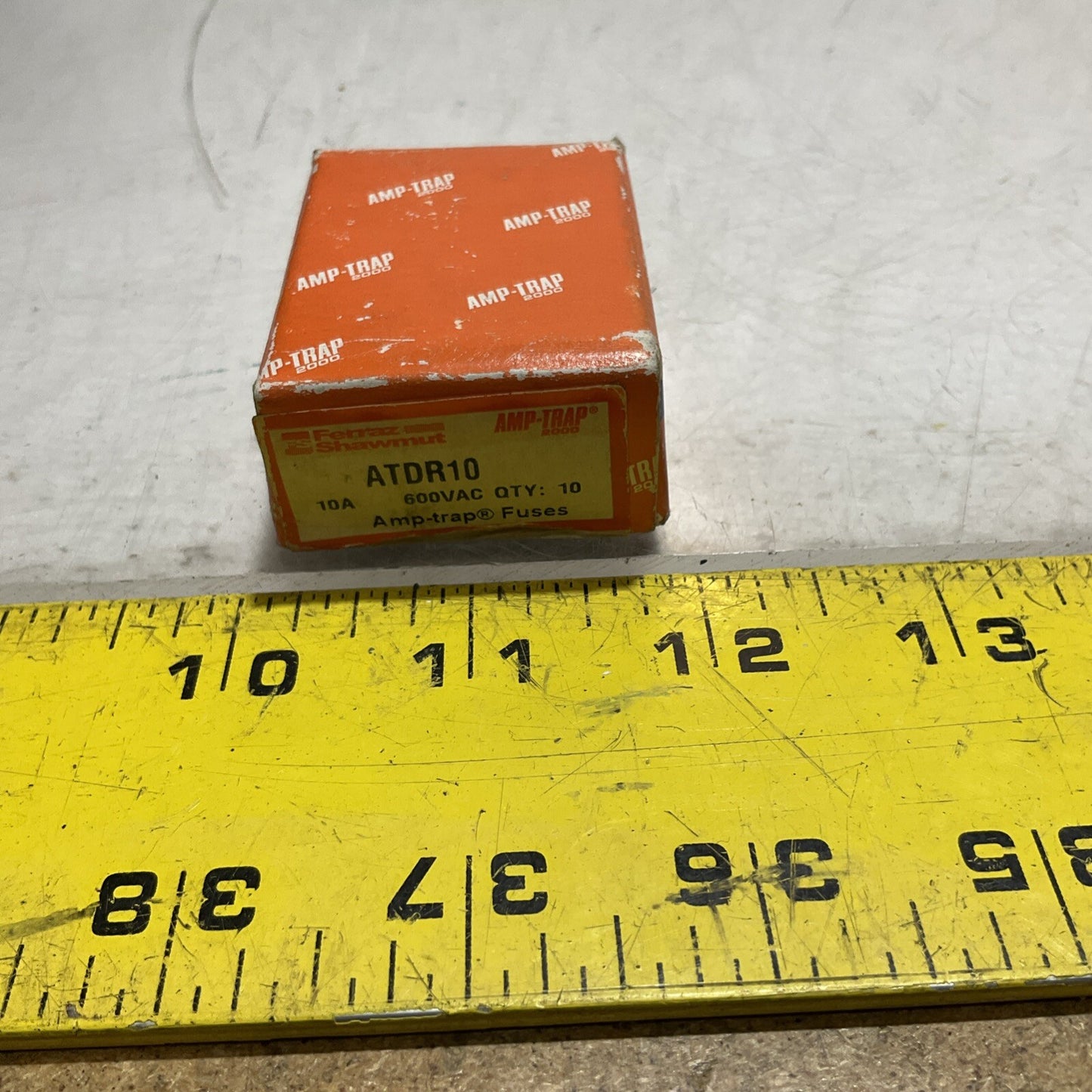 FERRAZ SHAWMUNT  ATDR10 AMP-TRAP FUSE 10MP 600V  LOT OF 3 U3S