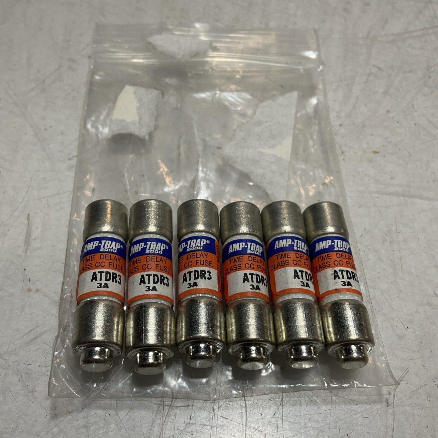 FERRAZ-SHAWMUT  ATDR3  AMP-TRAP TIME DELAY LOT OF 6 U3S