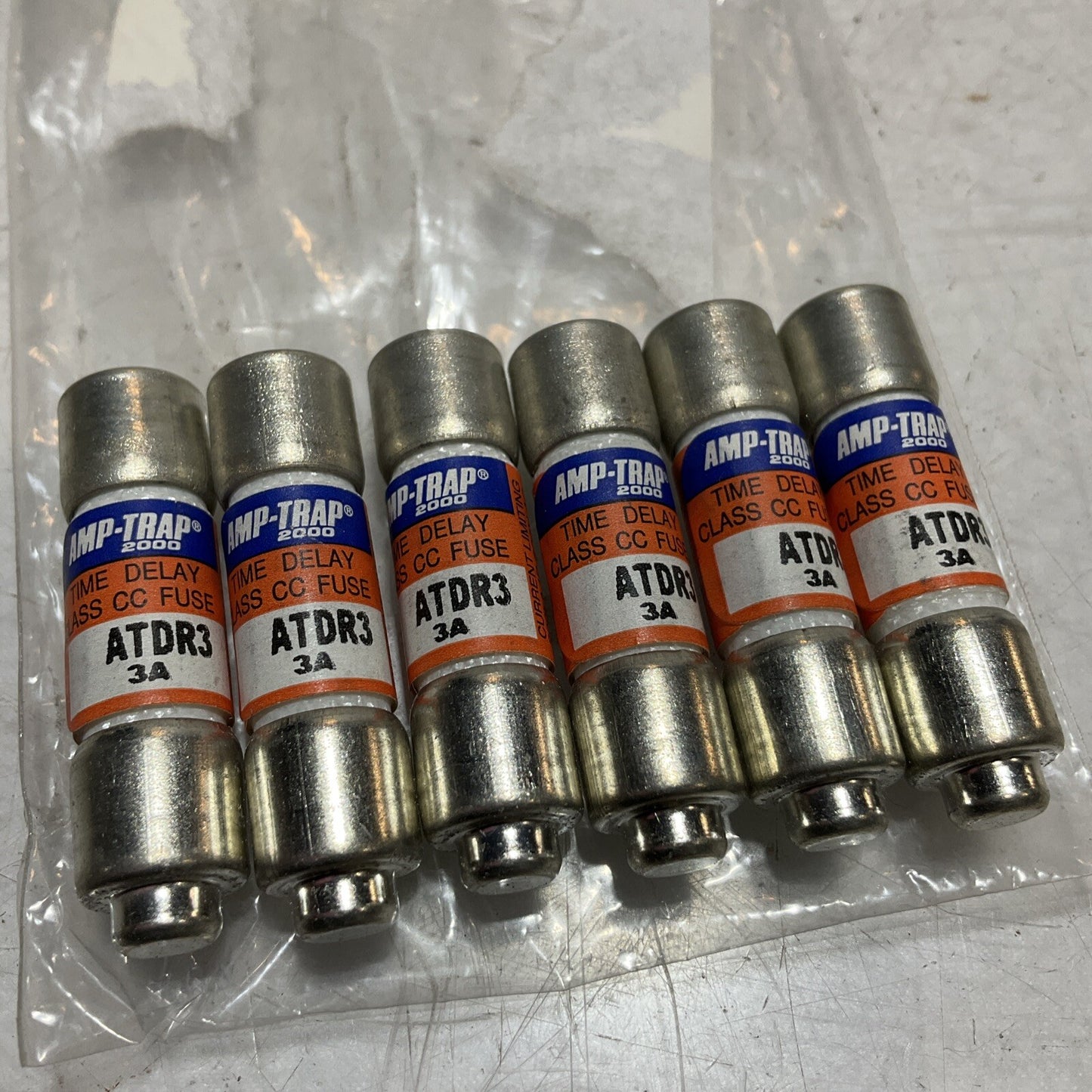 FERRAZ-SHAWMUT  ATDR3  AMP-TRAP TIME DELAY LOT OF 6 U3S