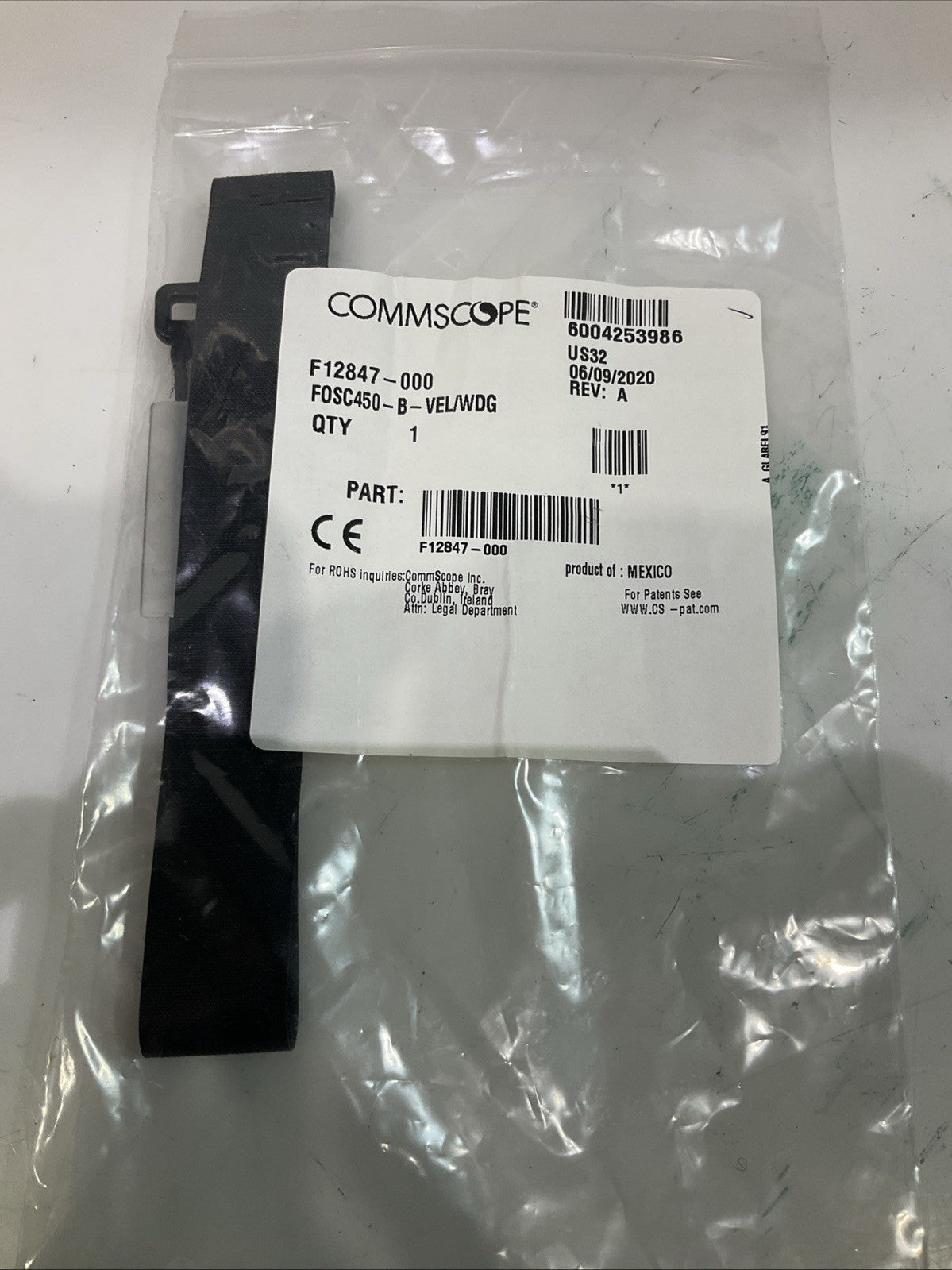 COMMSCOPE  058514-000 FIBER  OPTIC  SPICE  CLOSURE  FOCS  450-B6-6-NT-0-B3B  Y2M