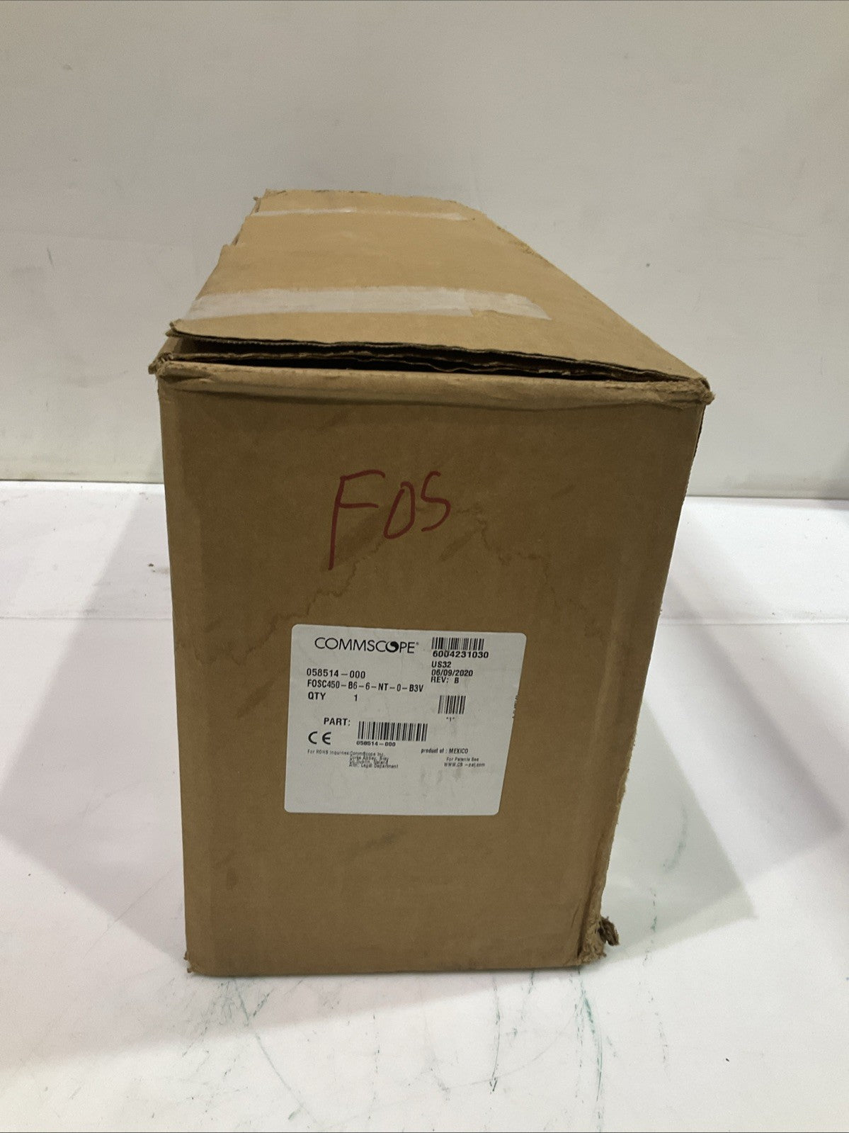 COMMSCOPE  058514-000 FIBER  OPTIC  SPICE  CLOSURE  FOCS  450-B6-6-NT-0-B3B  Y2M