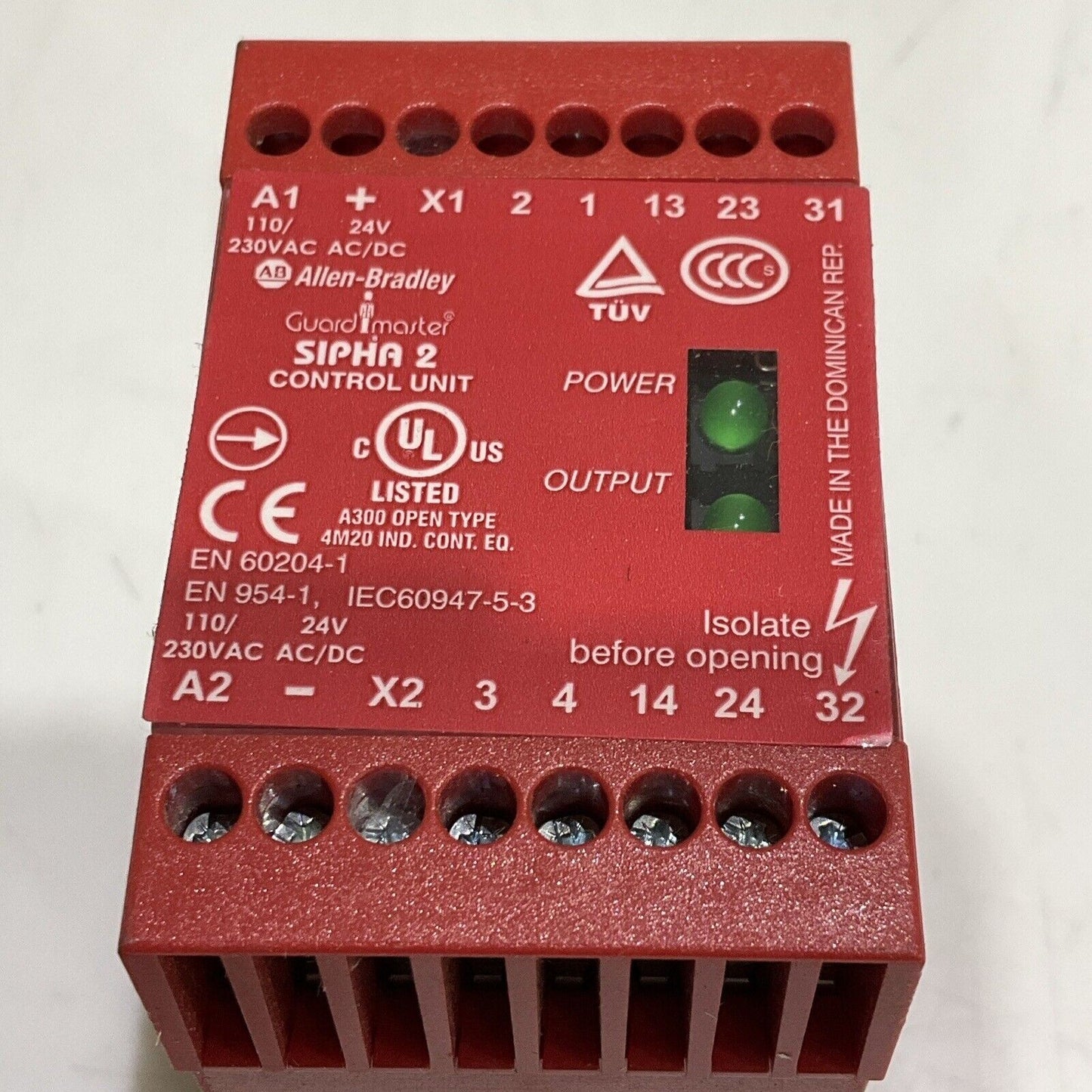 AB ALLEN BRADLEY 440N-S32021 SIPHA NON-CONTACT SWITCH SERIES B GUARD MASTER U4M