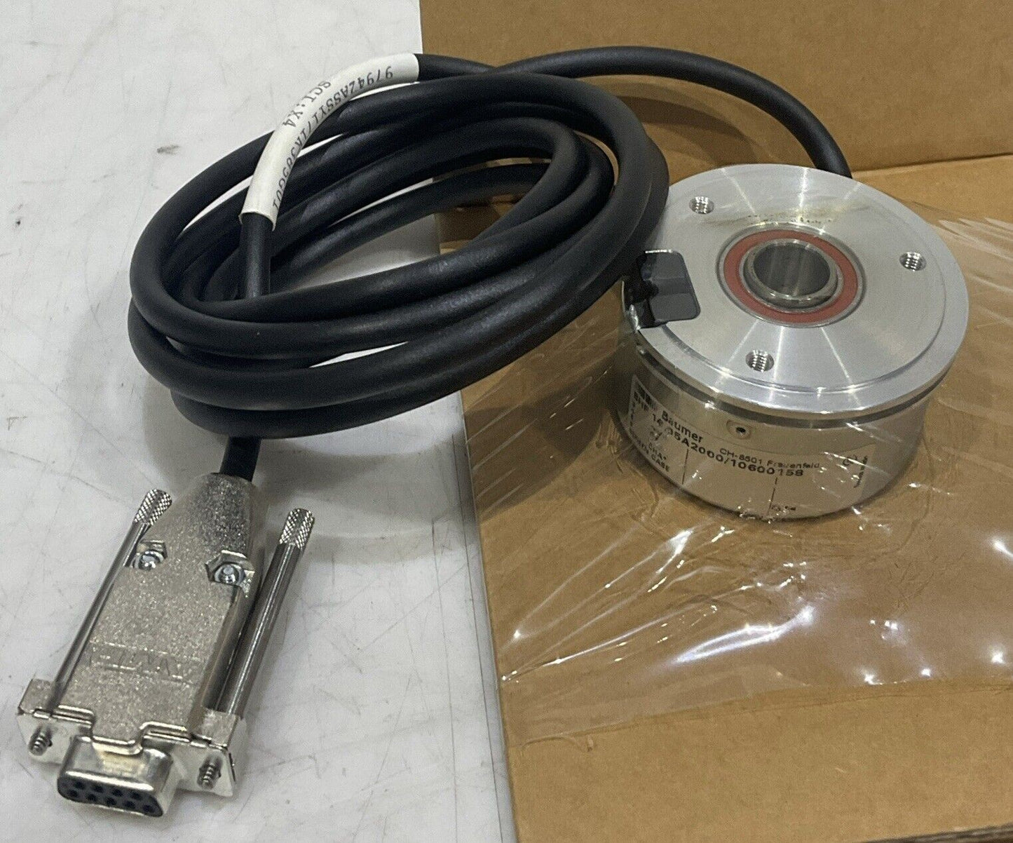 BAUMER BHF 16.05A2000/10600158 W455 WIRED ENCODER ASSEMBLY U3S