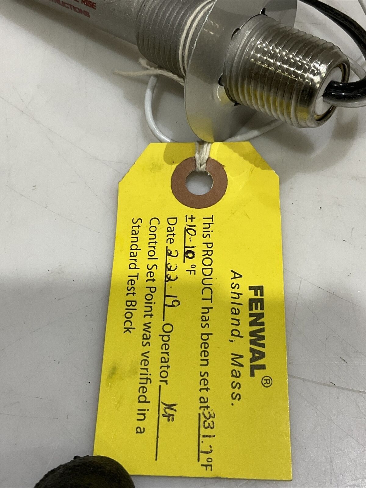 FENWAL CONTROLS 12-F28041-005 EXPLOSION PROOF UNIT 325 DEG DETECT A FIRE U3S