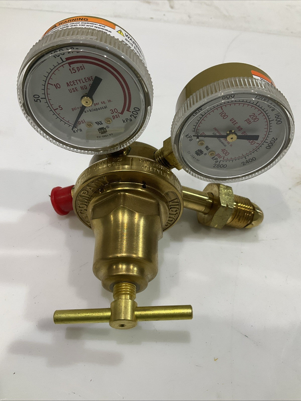 VICTOR CU-2581-HF  - 0781-0087EX SINGLE -AND TWO STAGE  GAS REGULATOR  SR250 Z2M