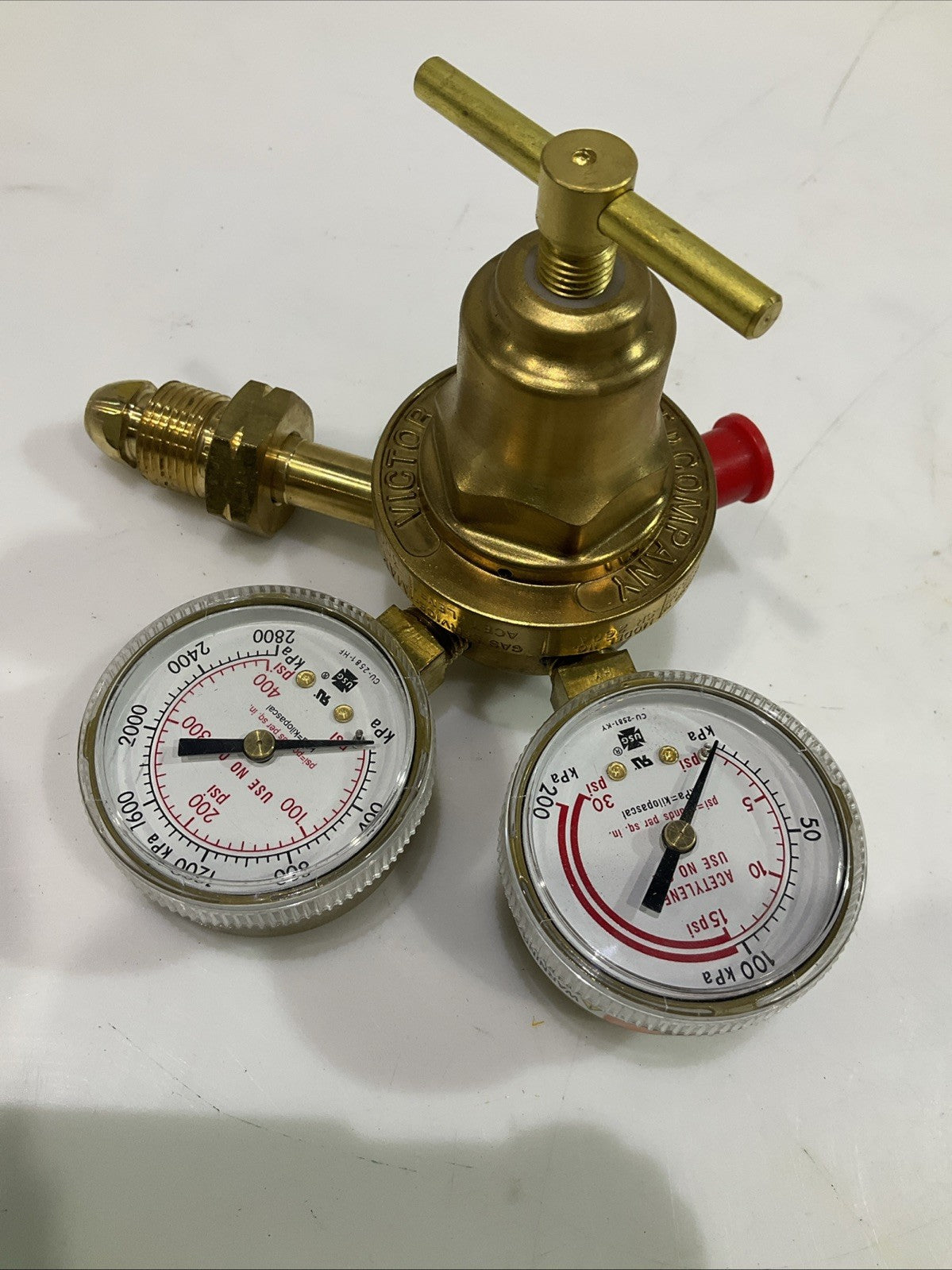 VICTOR CU-2581-HF  - 0781-0087EX SINGLE -AND TWO STAGE  GAS REGULATOR  SR250 Z2M