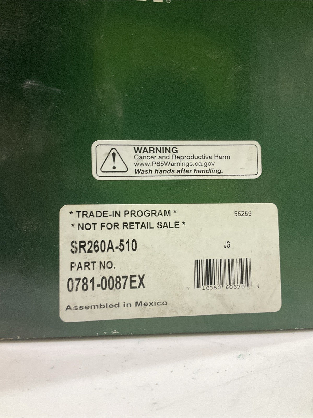 VICTOR CU-2581-HF  - 0781-0087EX SINGLE -AND TWO STAGE  GAS REGULATOR  SR250 Z2M