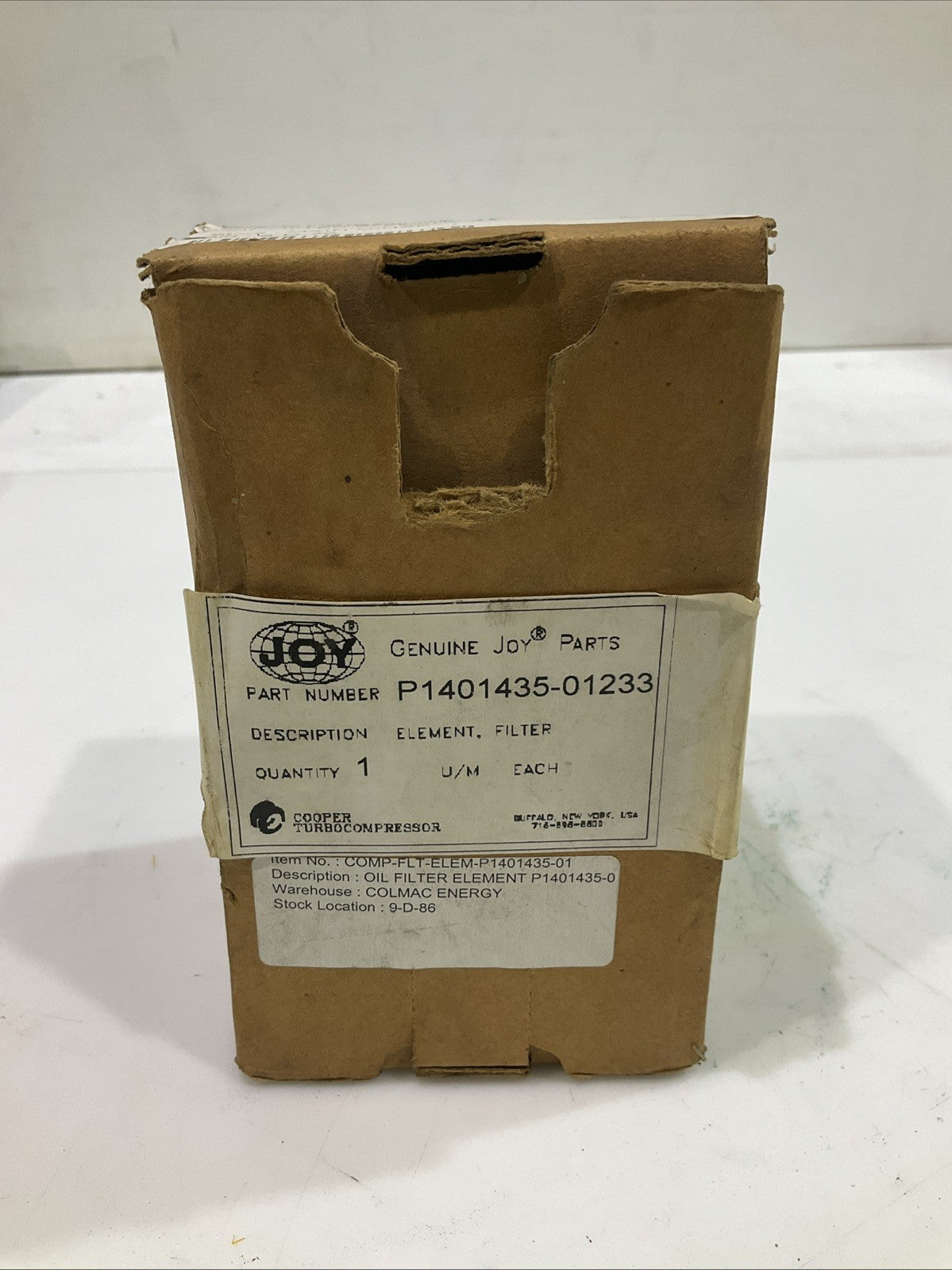 JOY GENUINE  P1401435-01233 OIL FILTER ELEMENT Z2M