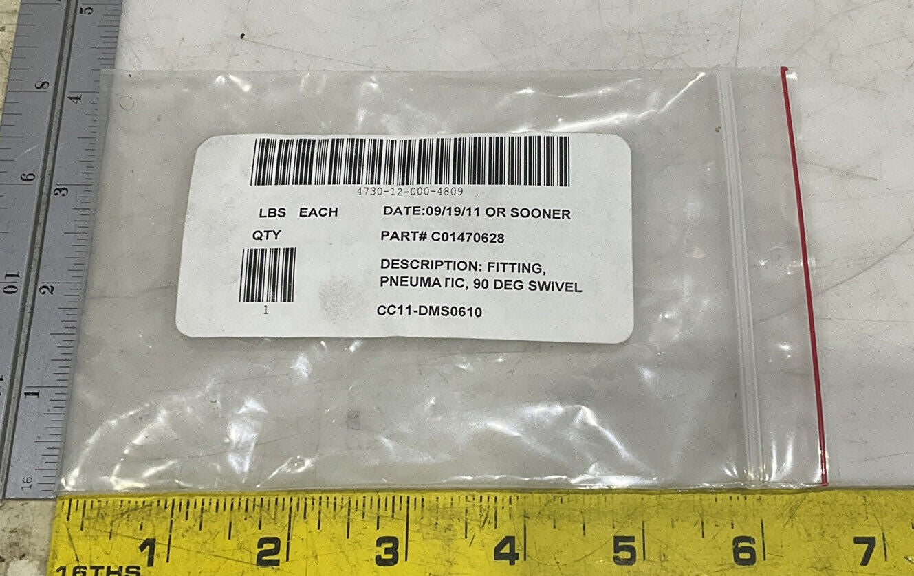 NORGREN C01470628 PNEUMNATIC PUSH-IN-FITTING ELBOW LOT OF 21 U3S