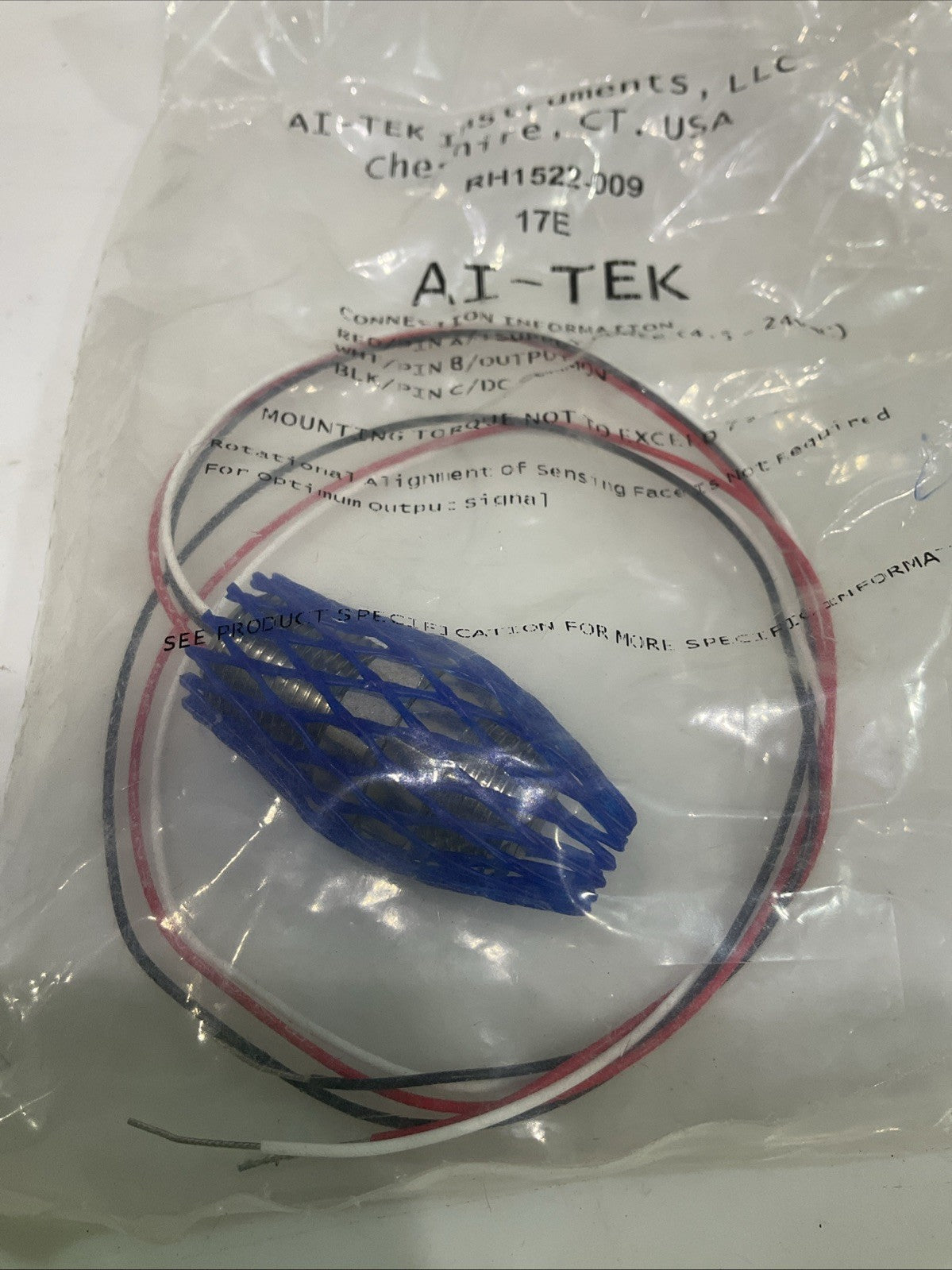 AI-TEK   RH1522-009  ACTIVE PROBE  SENSOR  T2M