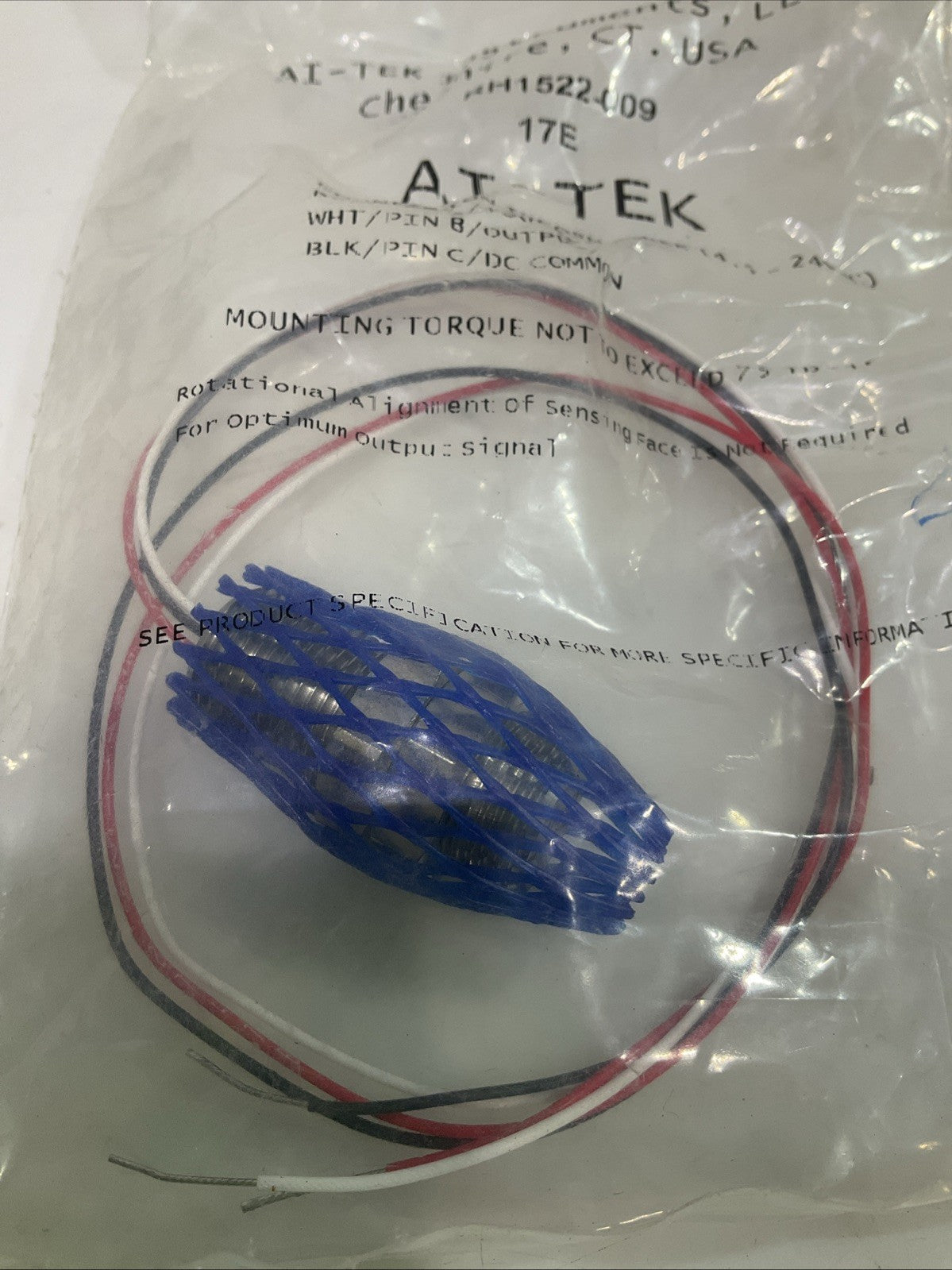 AI-TEK   RH1522-009  ACTIVE PROBE  SENSOR  T2M