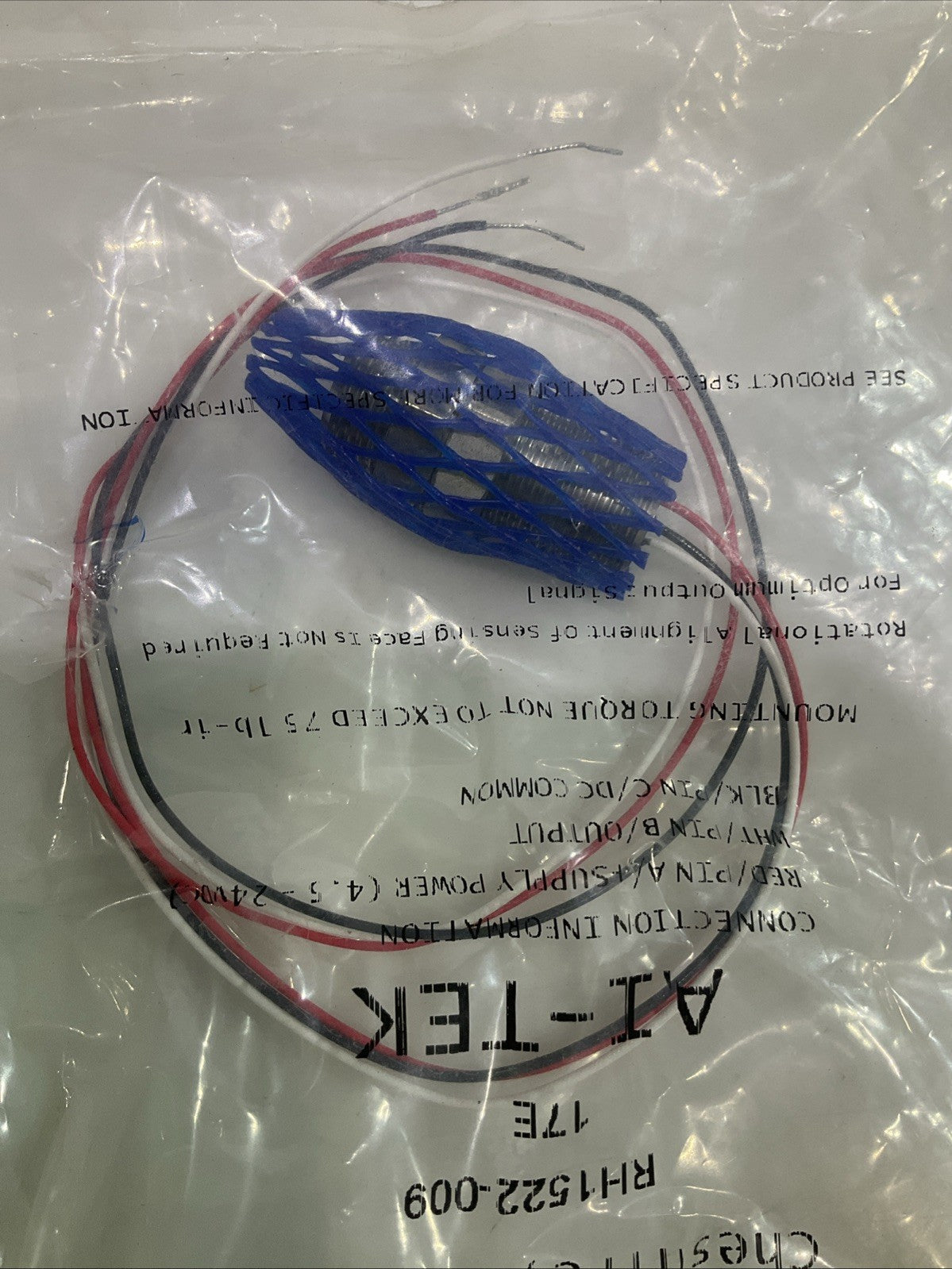 AI-TEK   RH1522-009  ACTIVE PROBE  SENSOR  T2M