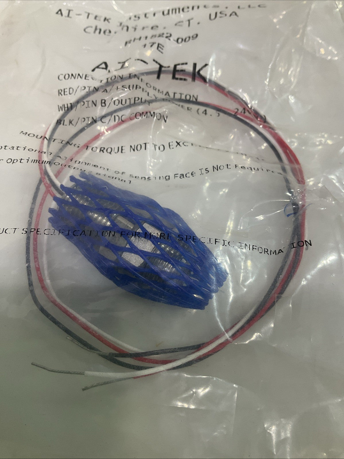 AI-TEK   RH1522-009  ACTIVE PROBE  SENSOR  T2M