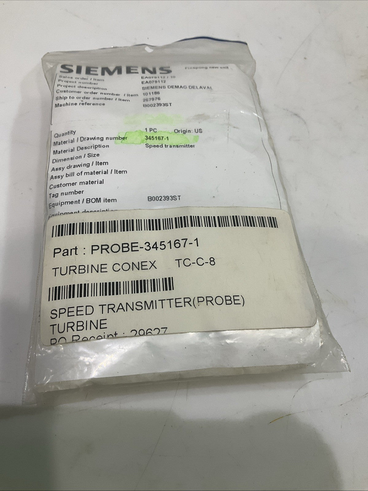 AI-TEK   RH1522-009  ACTIVE PROBE  SENSOR  T2M