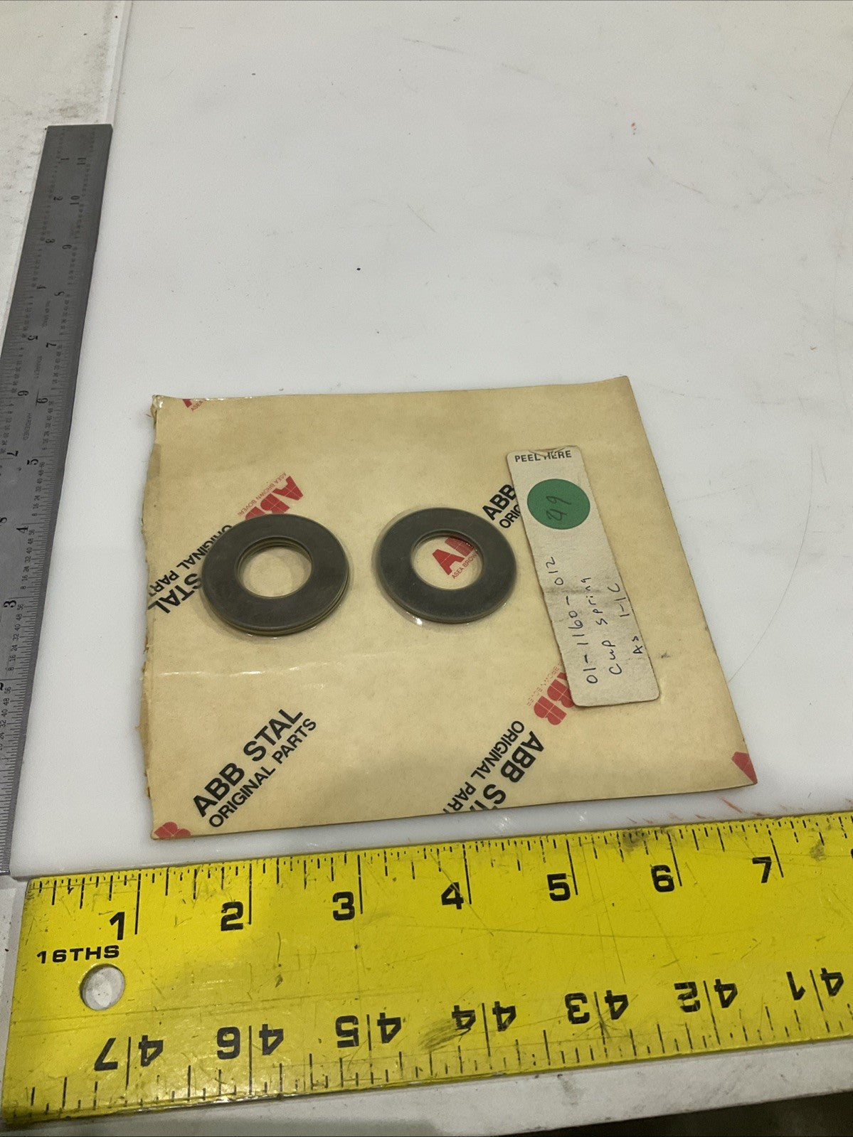 ABB   SPR- 242229-4   01-1160-012  CUP SPRING  TC-C 13  LOT OF 2  T2M