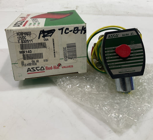 ASCO RED-HAT  HC8210G33  GENERAL  PURPOSE  SOLENOID VALVE  T2M