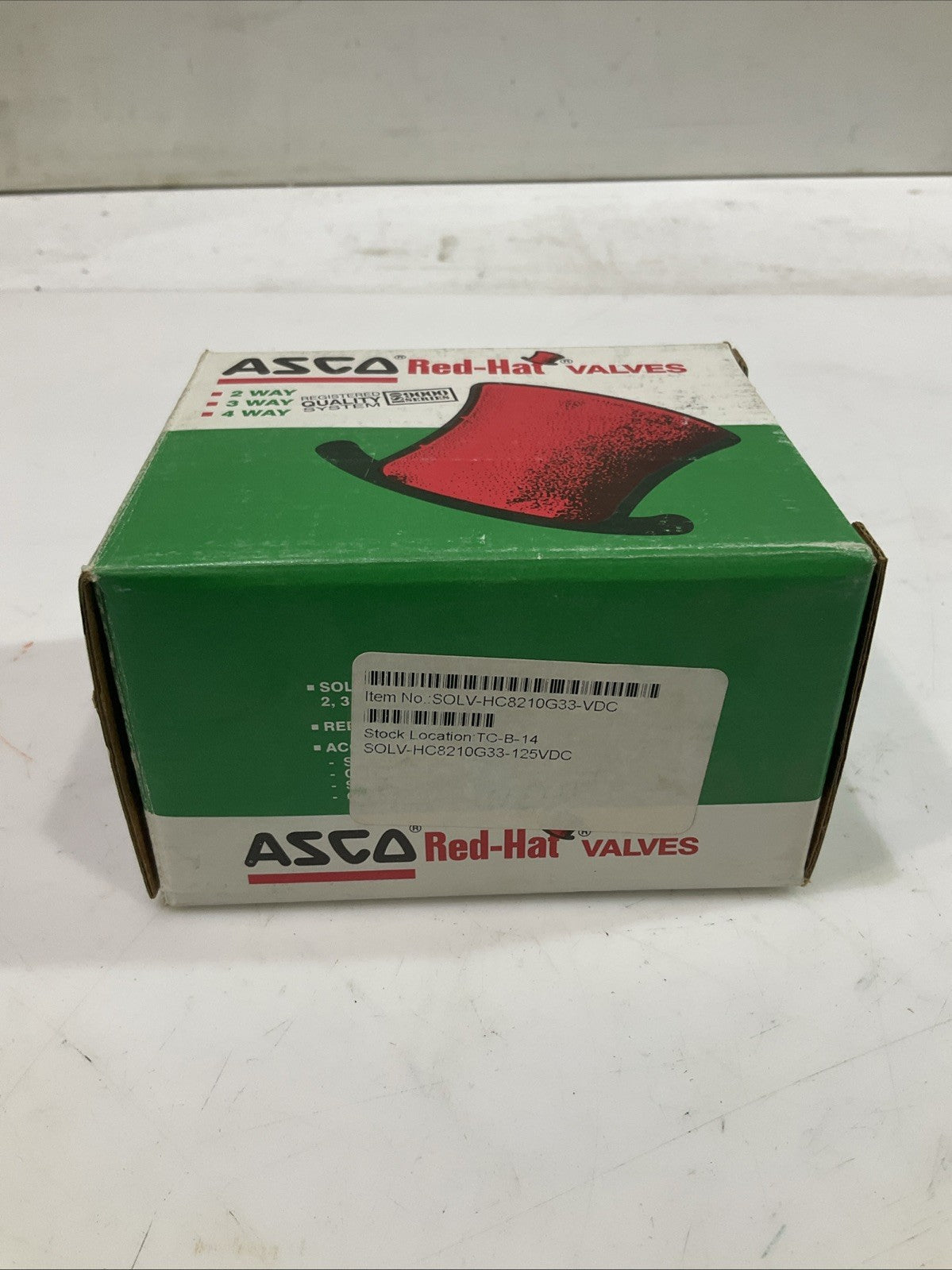 ASCO RED-HAT  HC8210G33  GENERAL  PURPOSE  SOLENOID VALVE  T2M