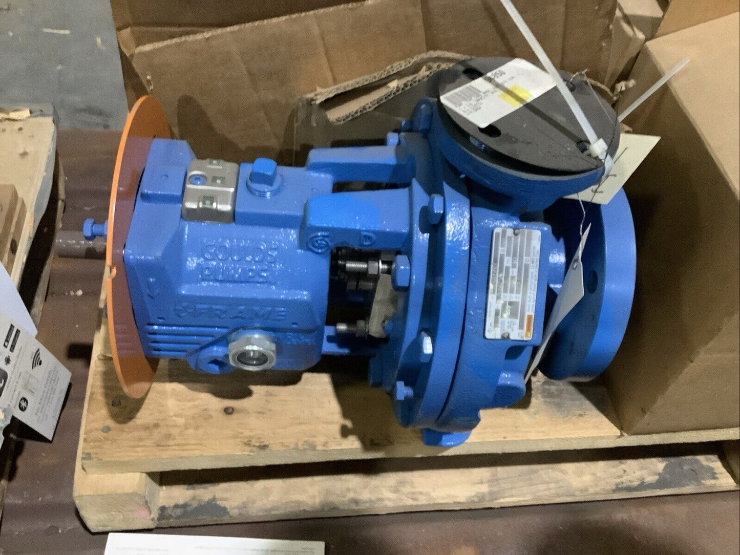 GOULD PUMPS 3196 CENTRIFUGAL PUMP 1.5X3-8 SIZE 250PSIG