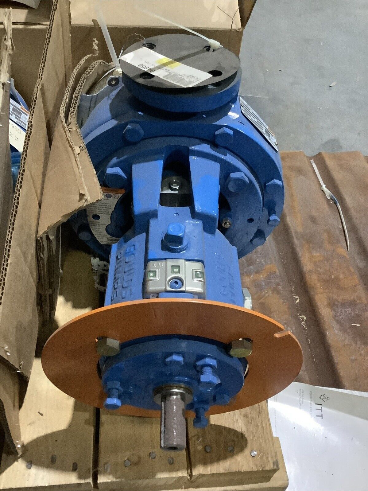 GOULD PUMPS 3196 CENTRIFUGAL PUMP 1.5X3-8 SIZE 250PSIG