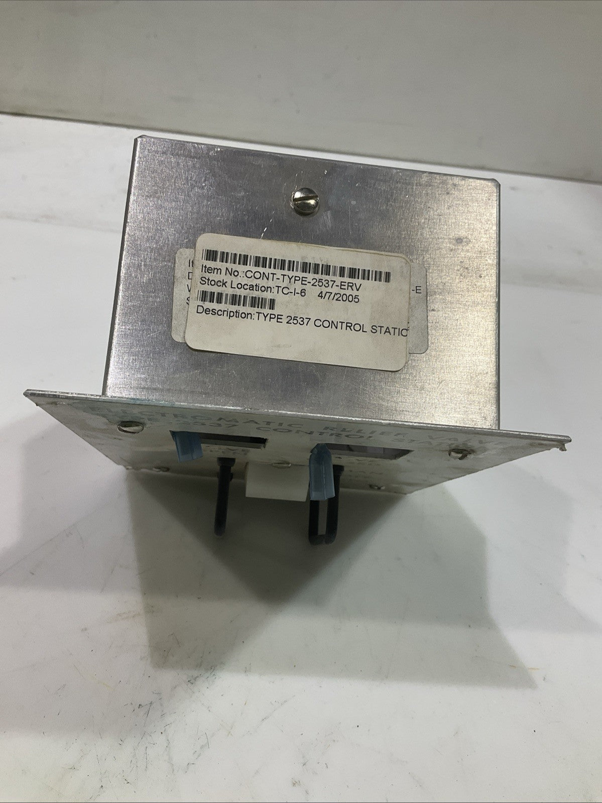 DRESSER  2537  ELECTROMATIC  RELIEF VALVE  CONTROL STATION  T2M