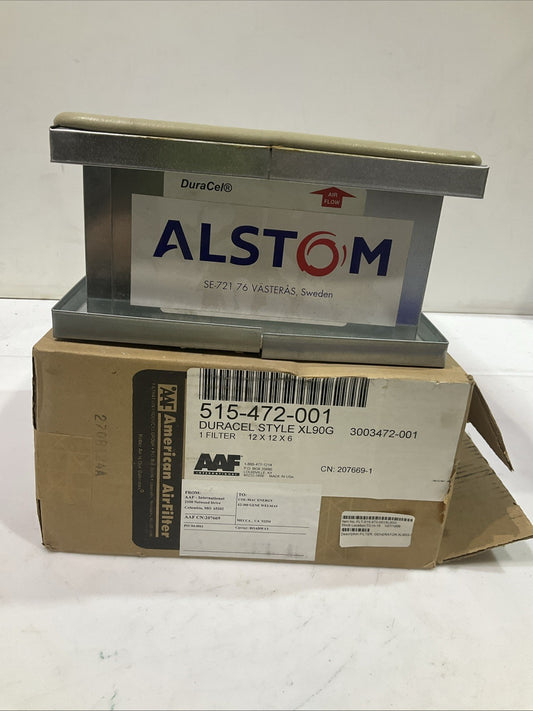 DURACEL  ALSTOM AAF XL90G  SE-721 76  FILTER  12X12X6 STYLE XL90G  T2M