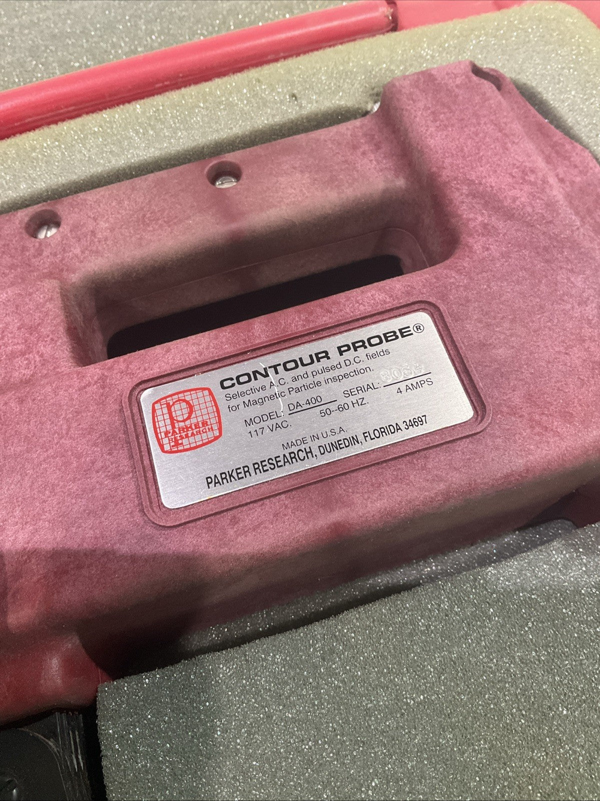 PARKER  DA-400 CONTOUR PROBE  SERIAL 8054  117VAC   CONTOUR PROBE YOKE  KIT  Y2M