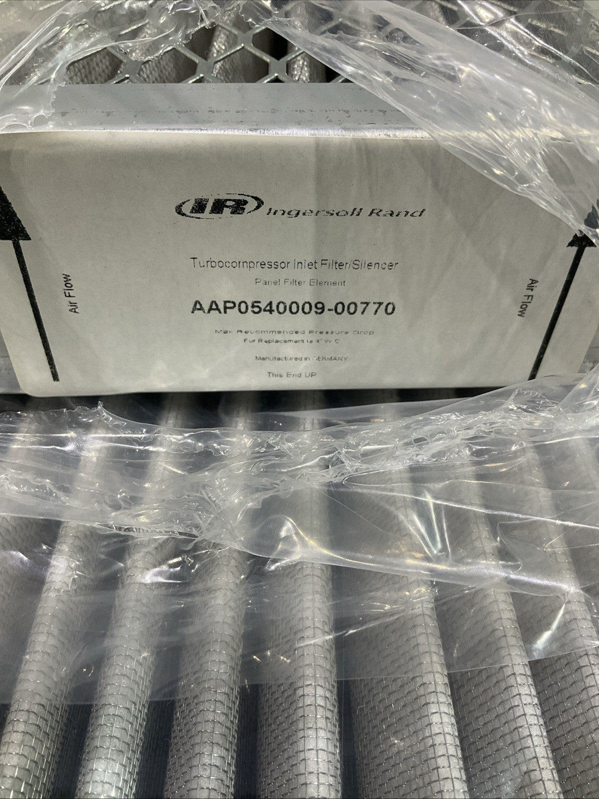 IR-INGERSOLL  RAND  AAP1400009-00770 PANEL  FILTER  REPLACEMENT QTY 2 IN BOX Y2M