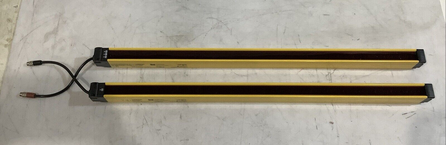 OMRON MS4800S-20-0800-30X-30R MINISAFE LIGHT CURTAIN TANSMITTER AND RECEIVER