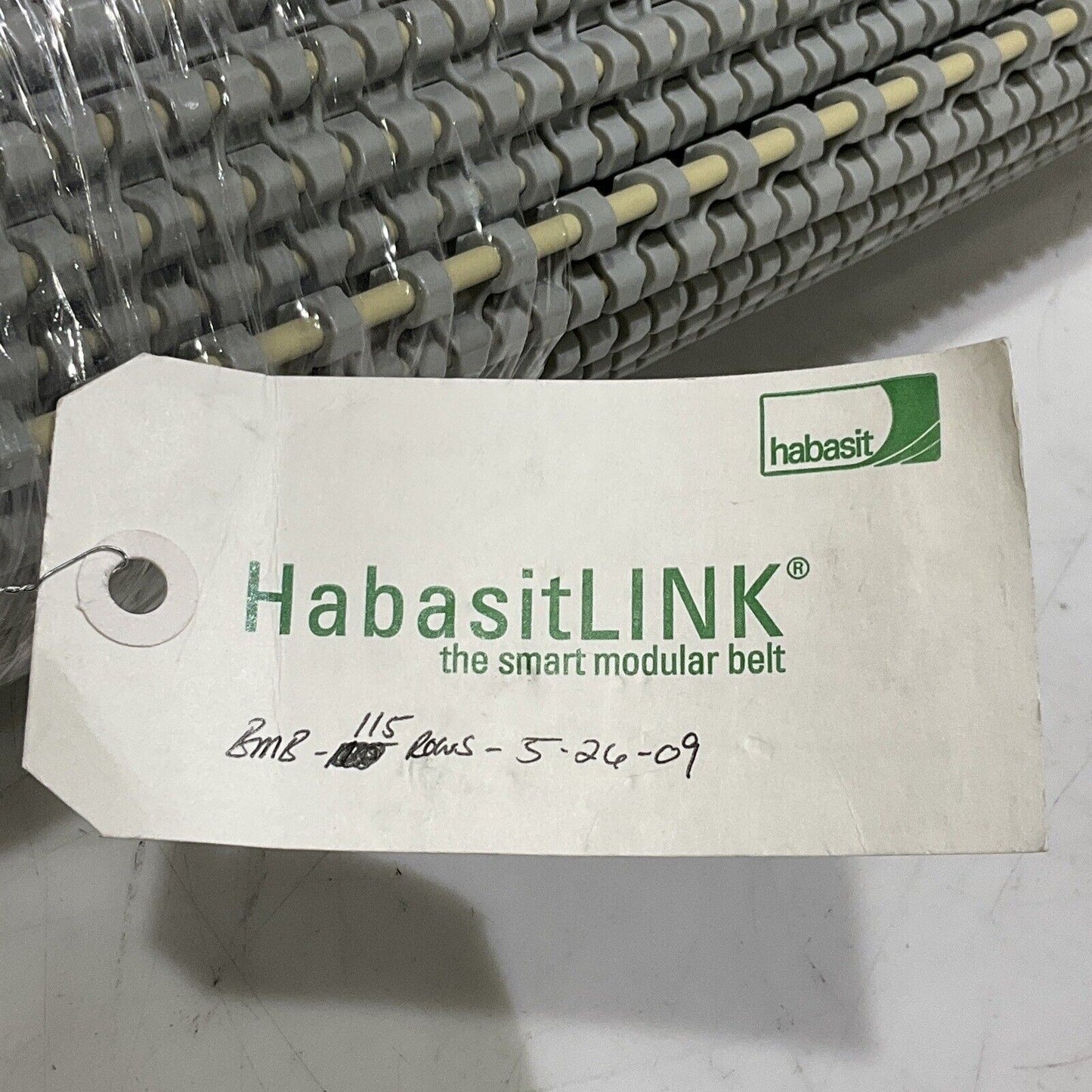 HABASIT AMERICA M1220 MODULAR BELTING 18 IN X 53 IN U3S