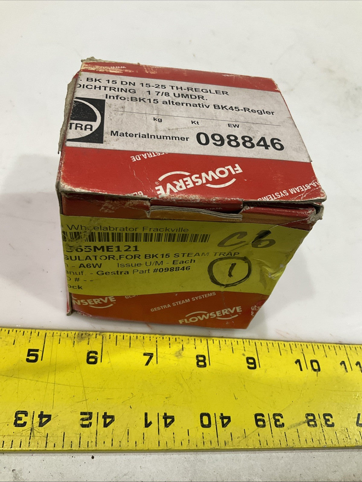 FLOWSERVE   BK15DN15-25  ALTERNATIVE REGULATOR  FOR STEAM TRAP BK15 T2M