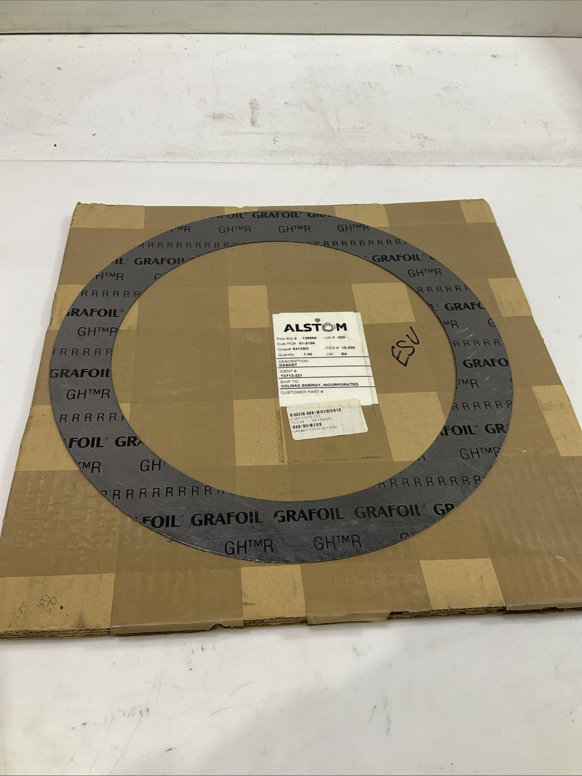 ALSTOM GRAFOIL   T3712-221-ESV  SEALING RING GASKET  T2M